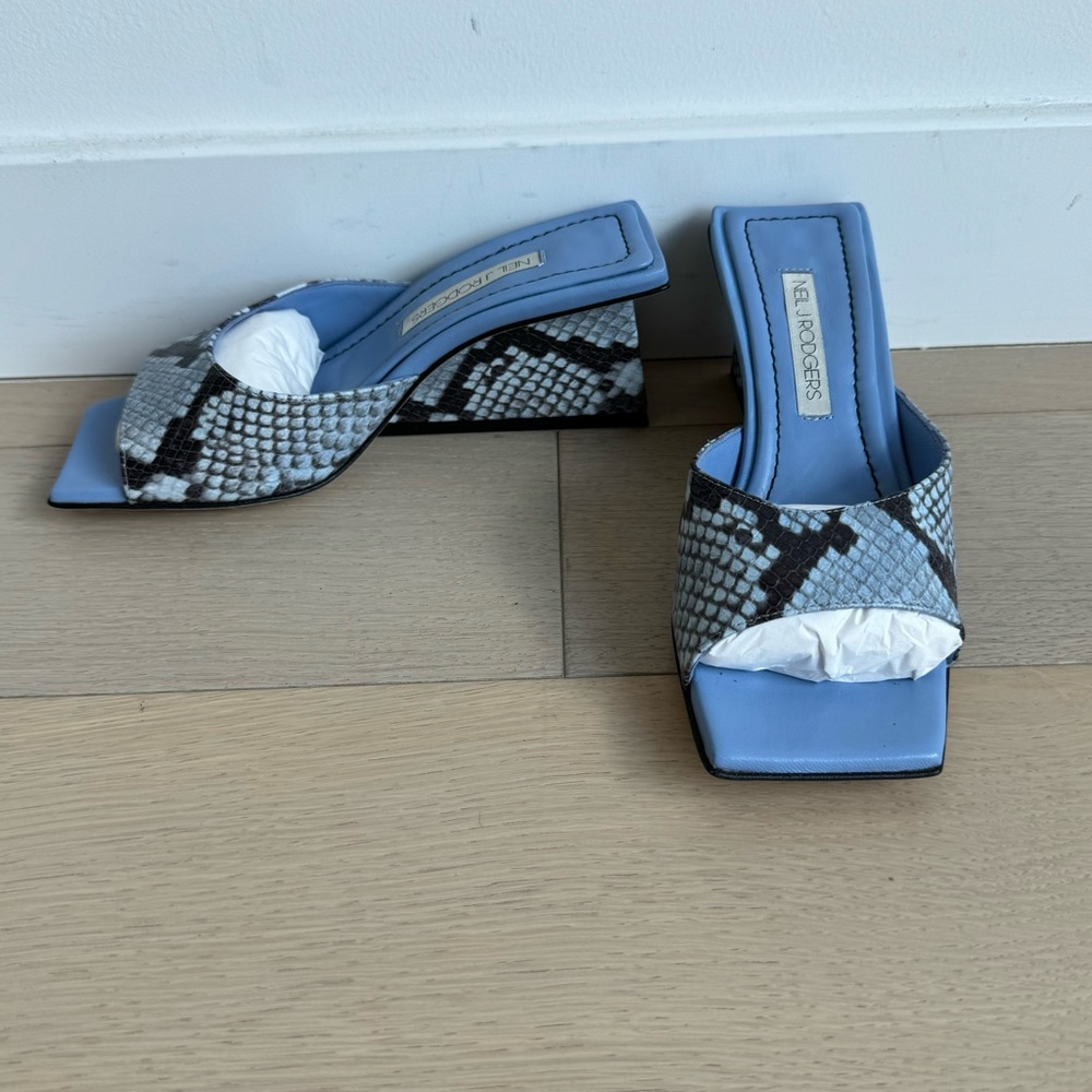 Neil J Rodgers - Blue Python Geo Wedge Size 35 - image 4